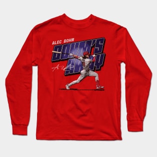 Alec Bohm Philadelphia Bohm's Away Long Sleeve T-Shirt